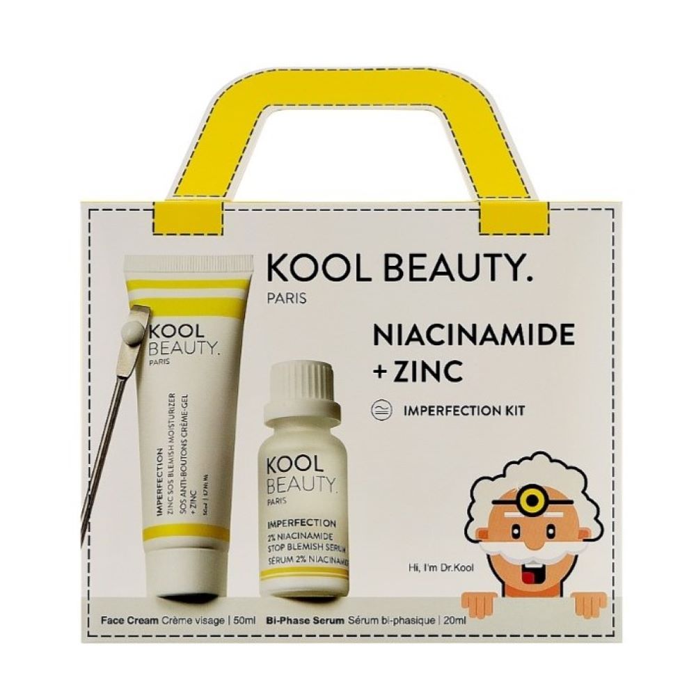 Set Niacinamide+ Zinc Imperfection, 1 bucata, Kool Beauty