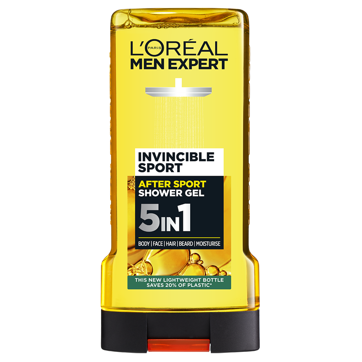 Gel de dus revitalizant pentru corp fata si barba, 300ml, L'oreal Men Expert