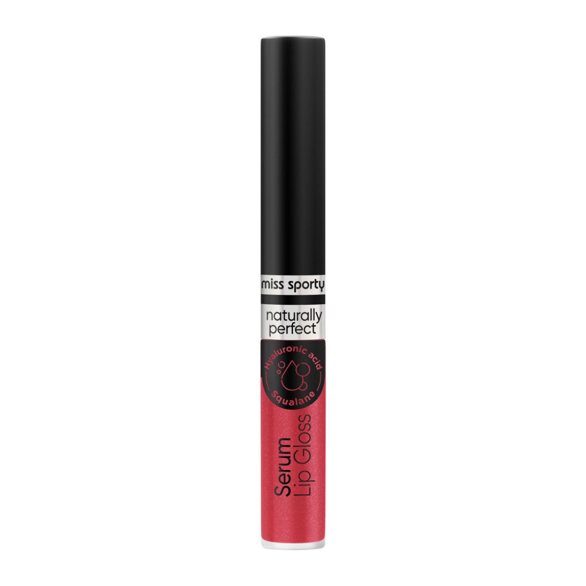 Gloss de buze serum Naturally Perfect 55 Rose Red, 2.3ml, Miss Sporty