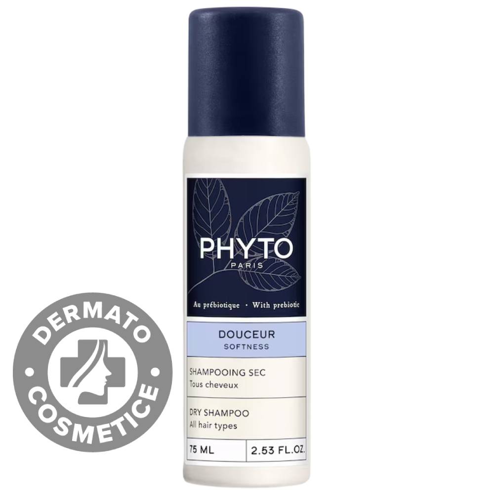 Sampon uscat pentru toate tipurile de par PhytoSoftness, 75ml, Phyto