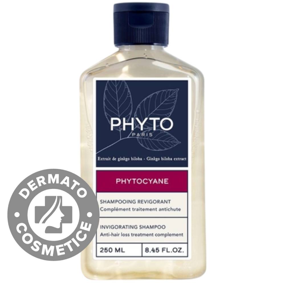 Sampon pentru femei impotriva caderii parului Phytocyane, 250ml, Phyto