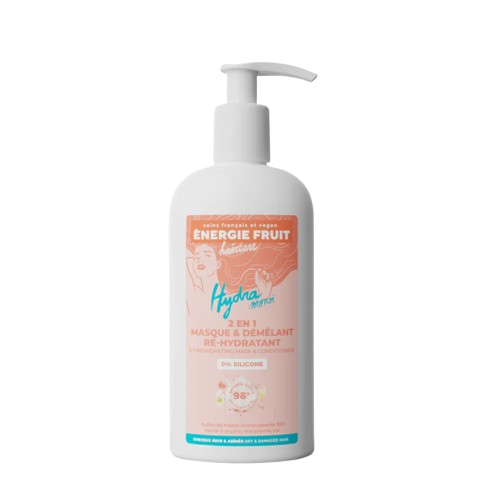 Masca balsam hidratanta 2 in 1 pentru par uscat cu Monoi si Uleiuri organice de Macadamia, 300ml, Energie Fruit