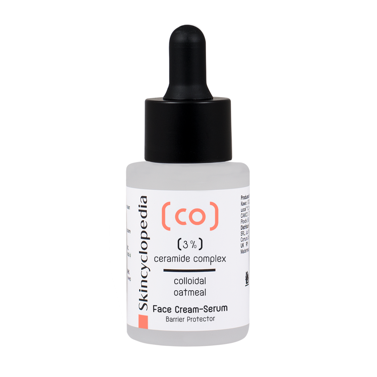 Ser facial cu 3% Complex de Ceramide si Ovaz Coloidal, 30ml, Skincyclopedia