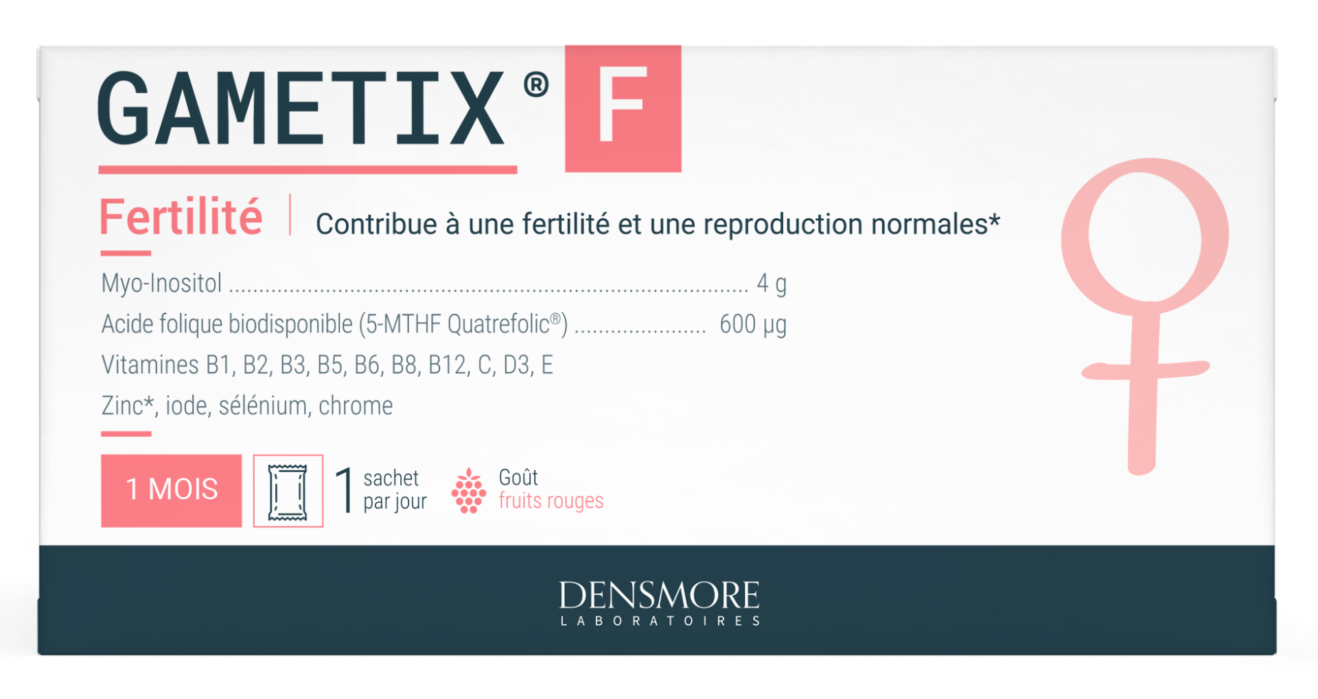 Gametix F, 30 plicuri, Densmore Laboratoires