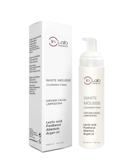 Spuma de curatare White Mousse, 200ml, InLab Medical