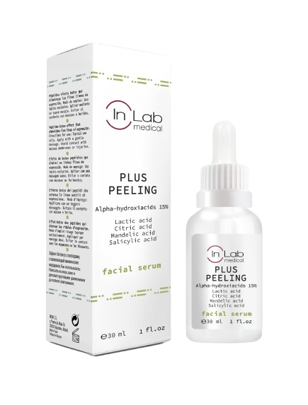 Ser pentru fata concentrat Plus Peeling, 30ml, InLab Medical