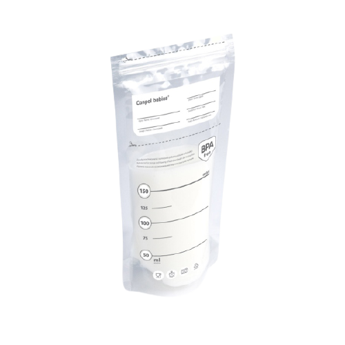 Pungi sterile pentru stocarea laptelui, 150ml x 20 bucati, Canpol babies