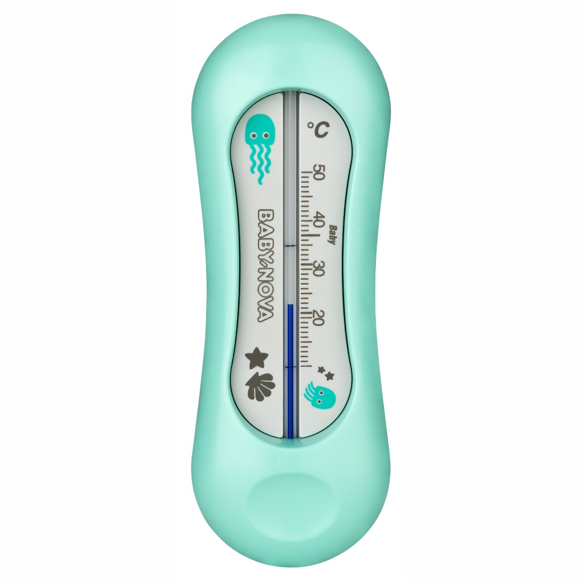 Termometru de baie oval, 1 bucata, Baby Nova