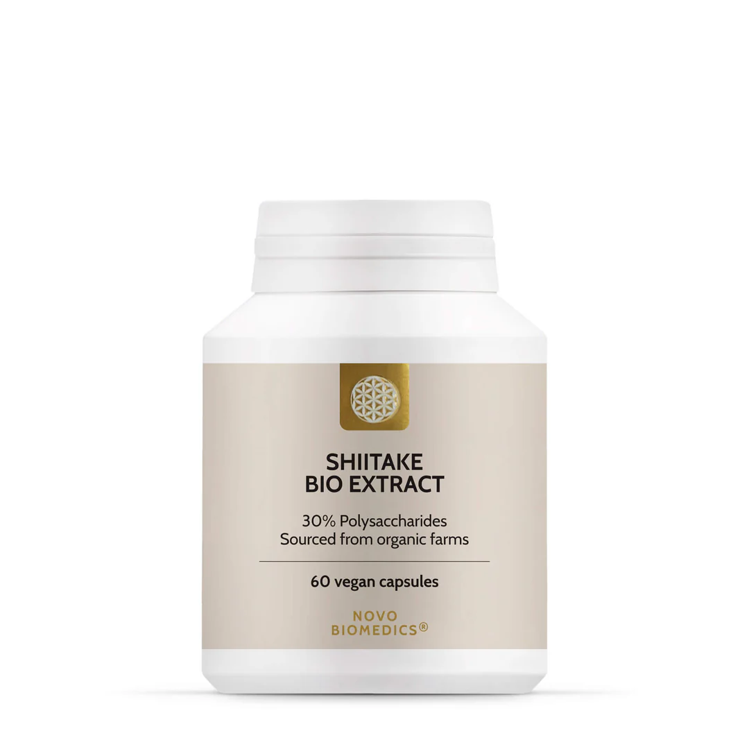 Extract de ciuperci Shiitake Bio, 60 capsule, Novo Biomedics