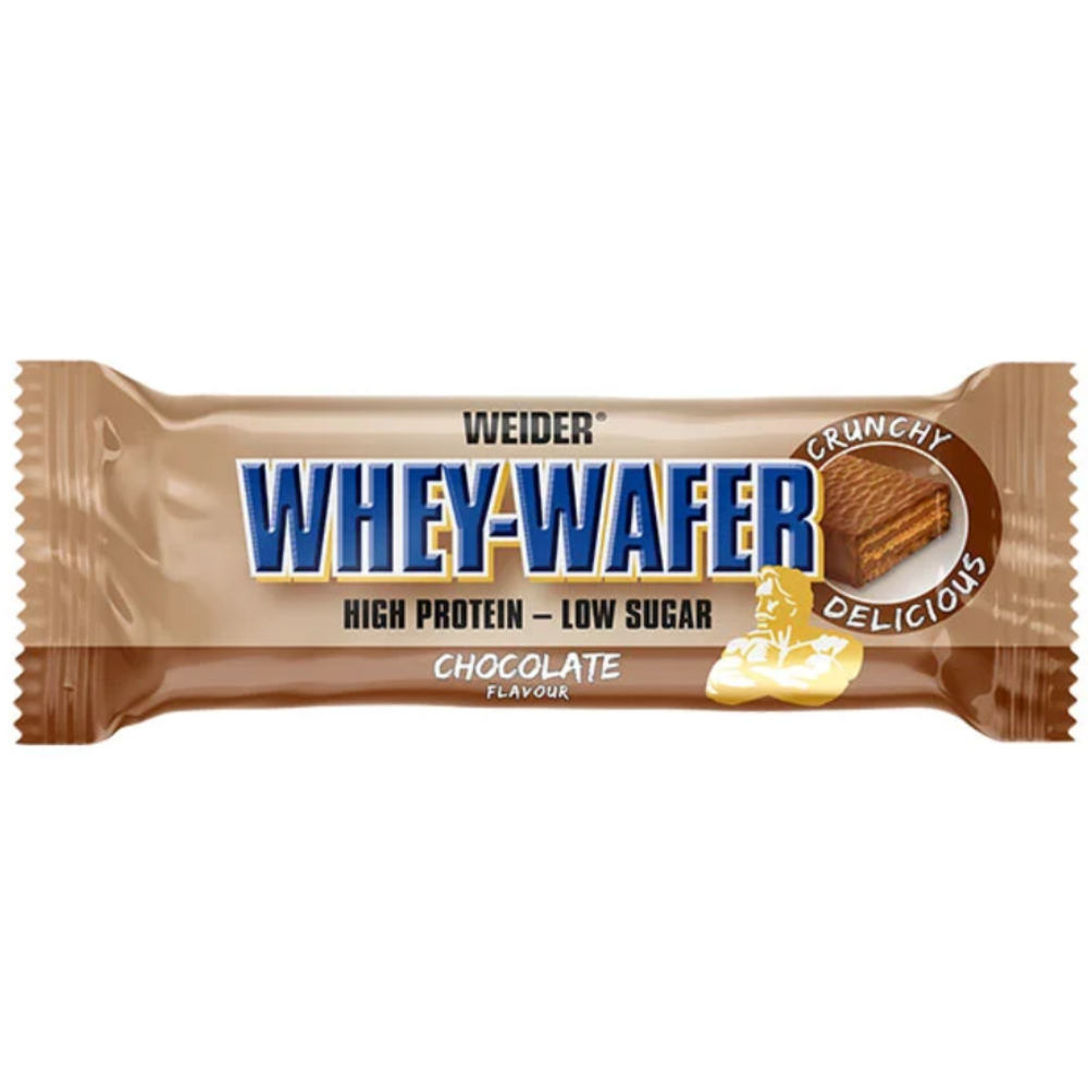 Napolitana proteica cu aroma de ciocolata Whey Waffer, 35g, Weider