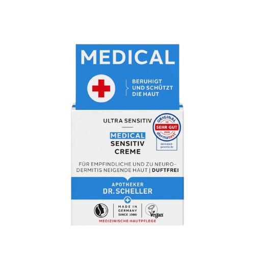 Crema calmanta si hidratanta pentru pielea sensibila predispusa la dermatita, 50ml, Dr. Scheller