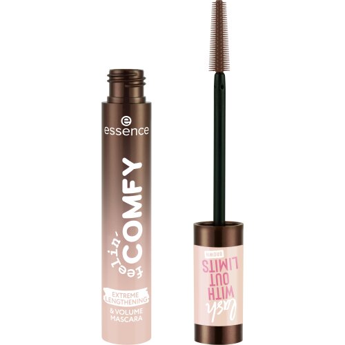 Mascara extreme lengthening & volume brown 01 feelin comfy, 13ml, Essence