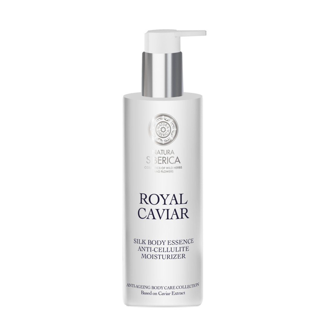 Esenta pentru corp anticelulitica si hidratanta Silk Royal Caviar, 200ml, Natura Siberica