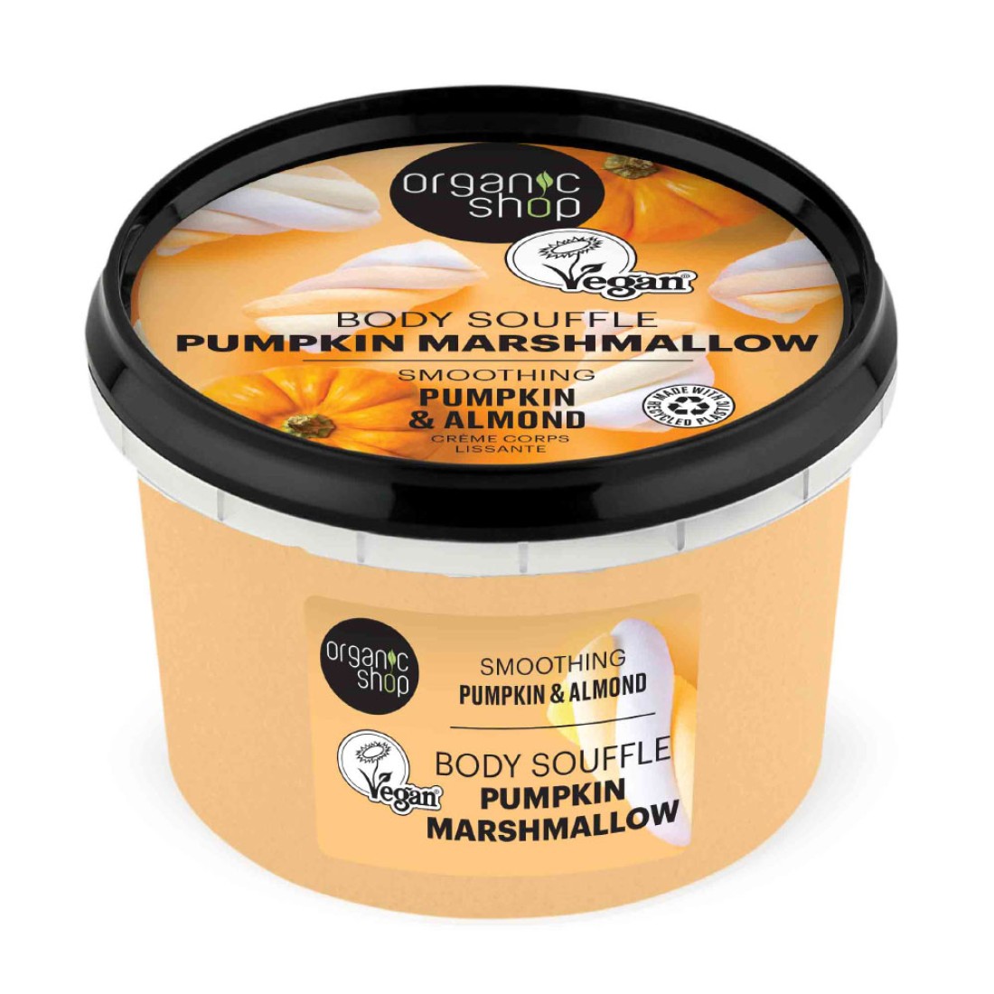 Souffle de corp Pumpkin & Almond, 250ml, Organic Shop