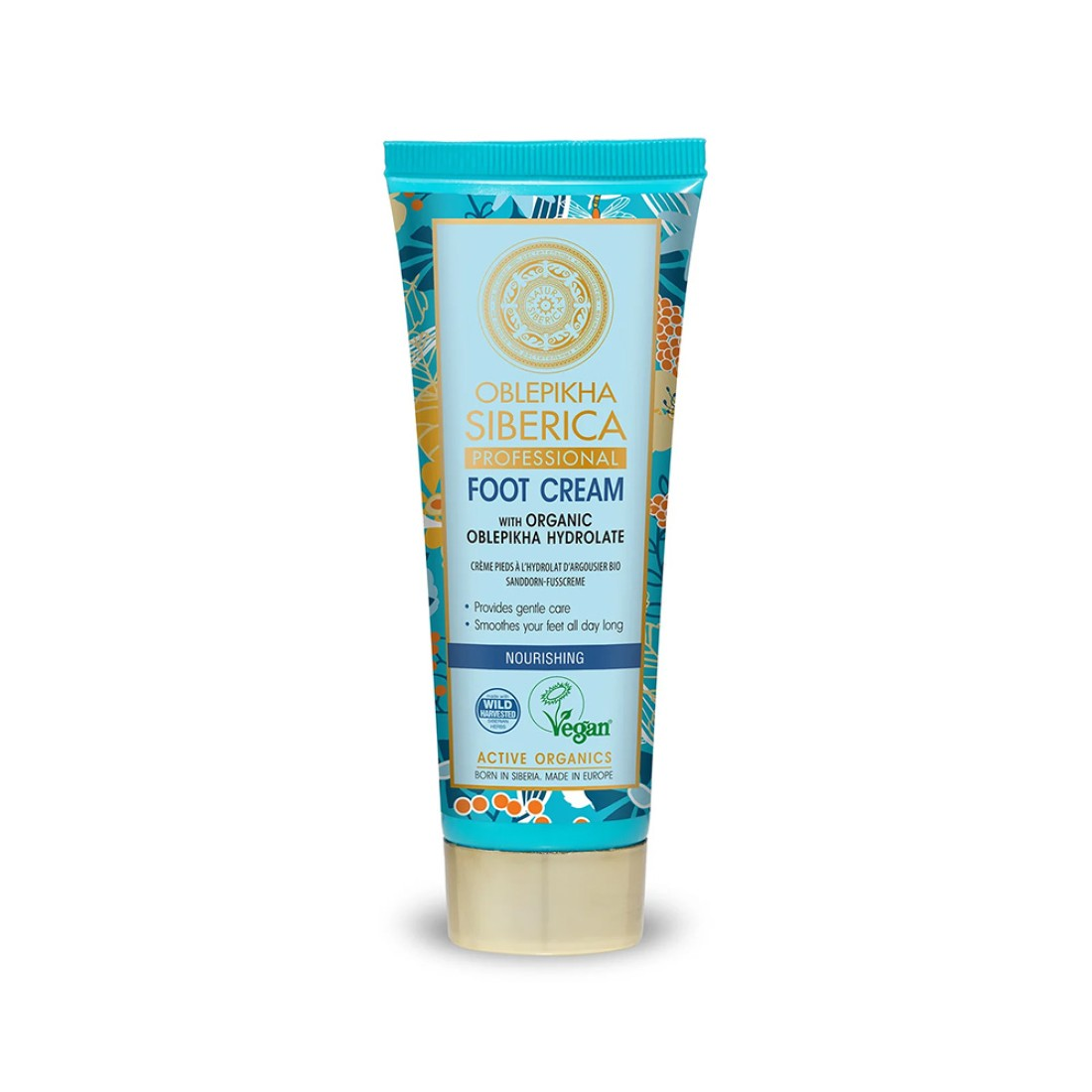 Crema pentru picioare Oblepikha Hydrolate, 75ml, Natura Siberica