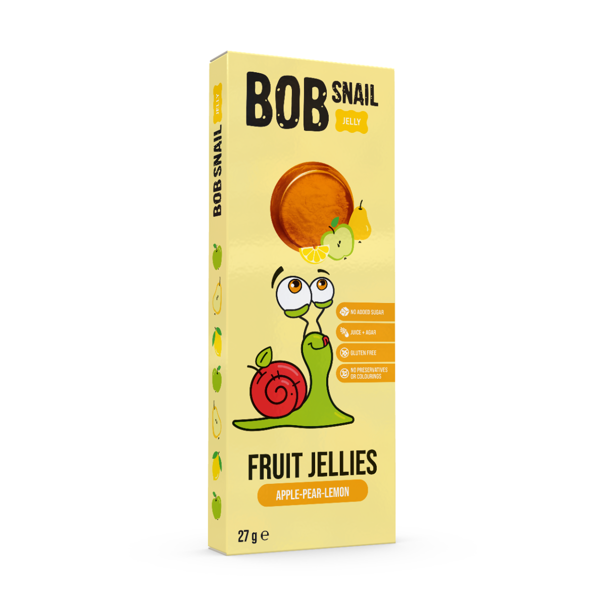 Jeleu de mere pere si lamaie, 27g, Bob Snail