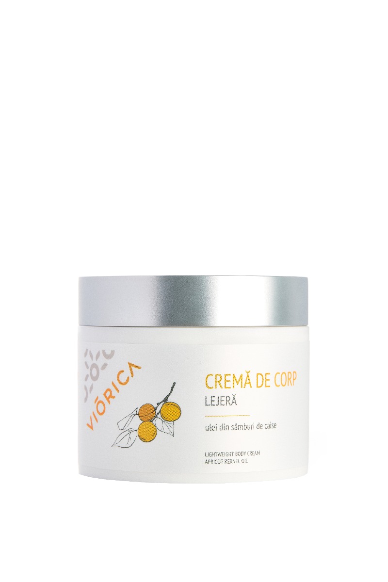 Crema pentru corp lejera, 200ml, Viorica