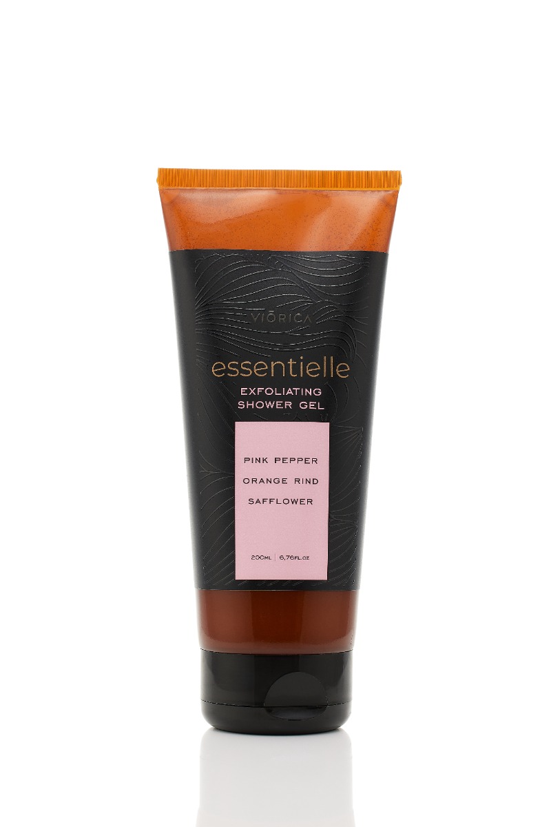 Gel de dus exfoliant Essentielle, 200ml, Viorica