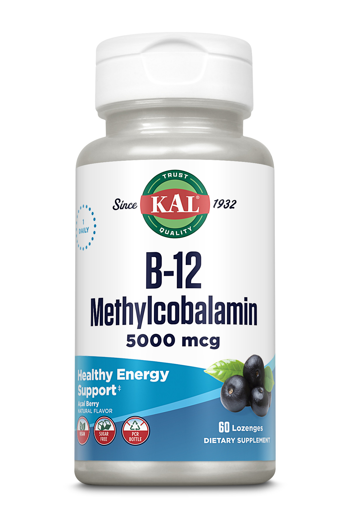 Vitamina B12 Methylcobalamin 5000 mcg, 60 comprimate, Secom