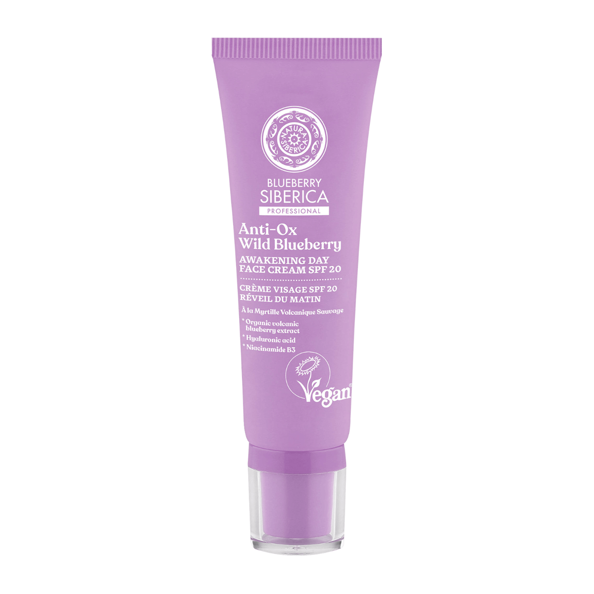 Crema de zi antioxidanta pentru fata cu afine SPF20, 50ml, Natura Siberica