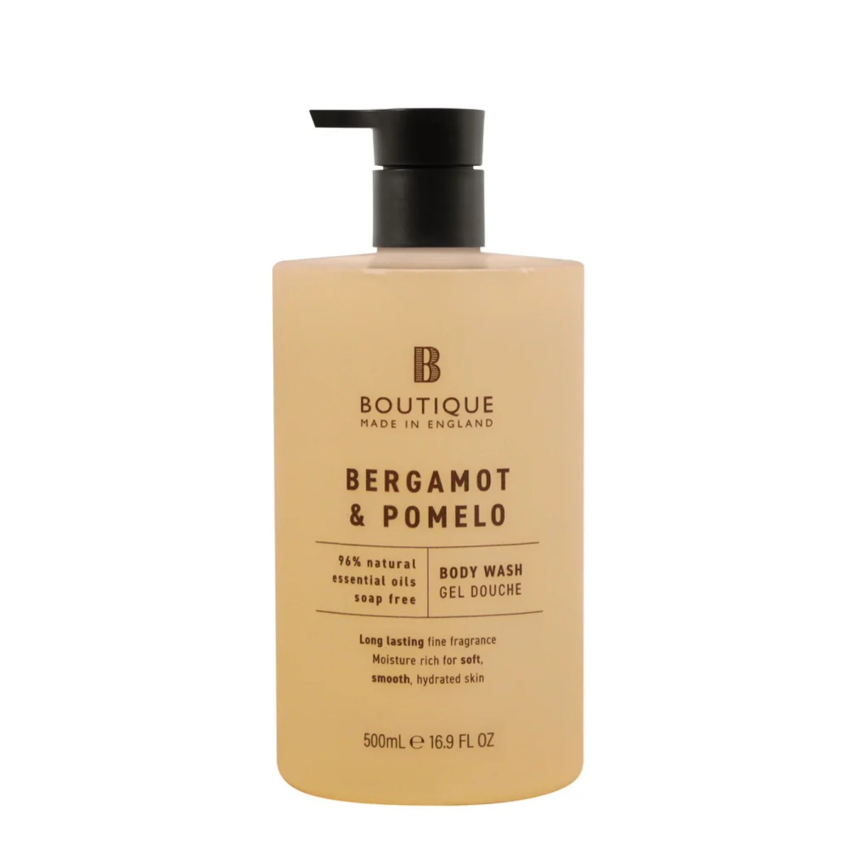 Gel de dus cu parfum de Bergamota & Pomelo, 500ml, Boutique