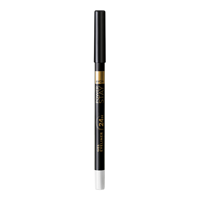 Creion gel pentru contur ochi Power Stay 24h White, 1.2g, Avon
