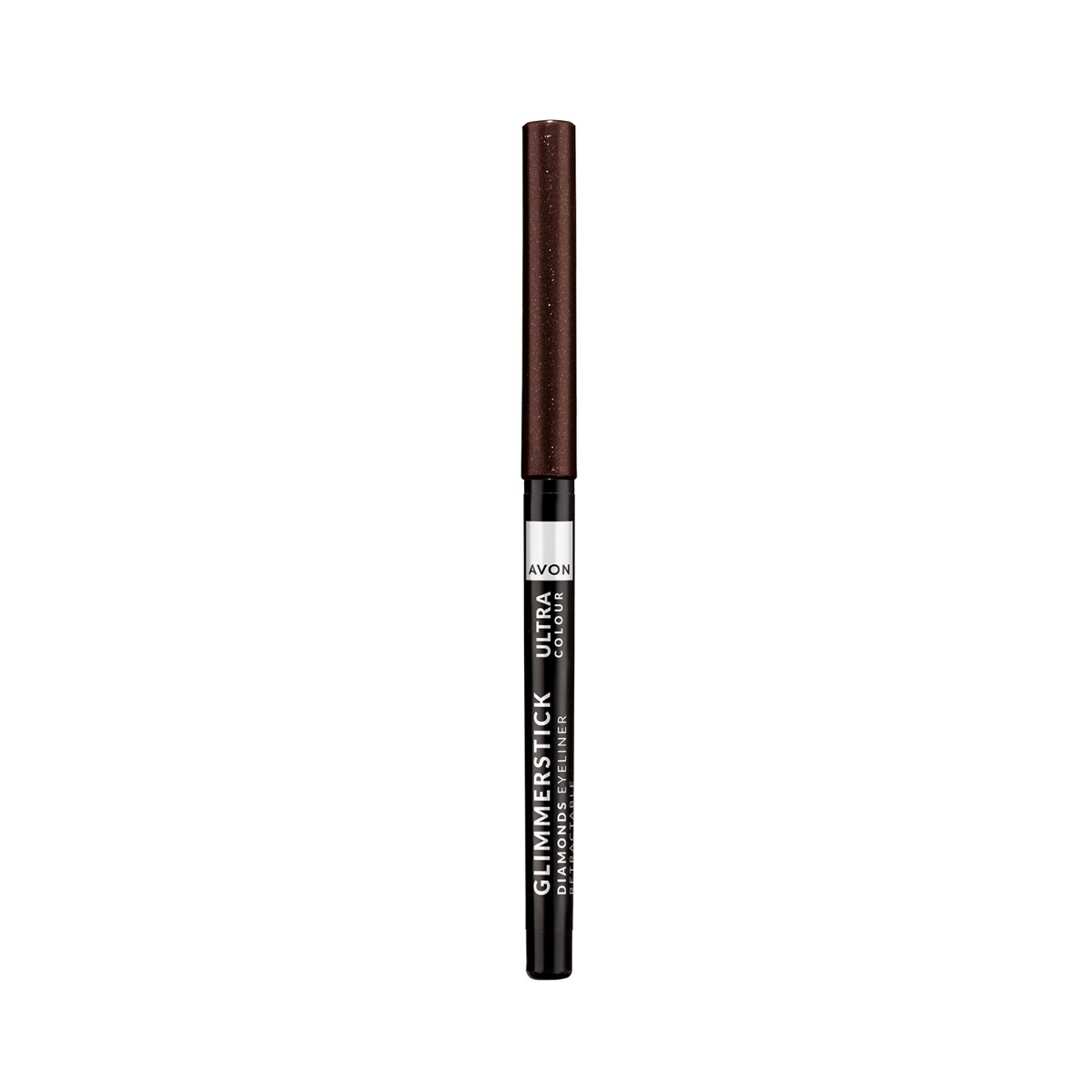 Creion retractabil pentru contur ochi Glimmerstick Diamonds Black Bijoux, 0.35g, Avon