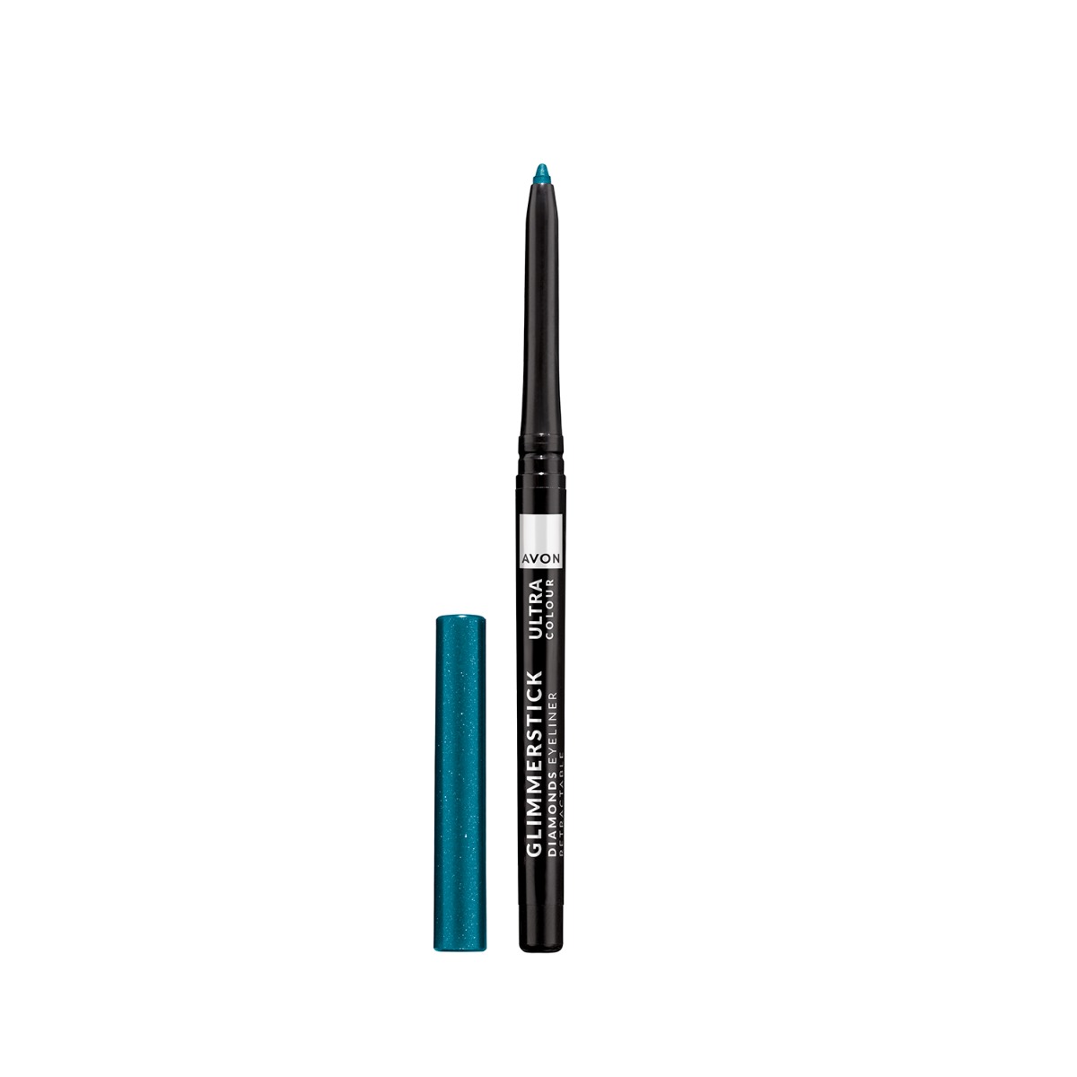 Creion retractabil pentru contur ochi Glimmerstick Diamonds Aqua Sparkle, 0.35g, Avon