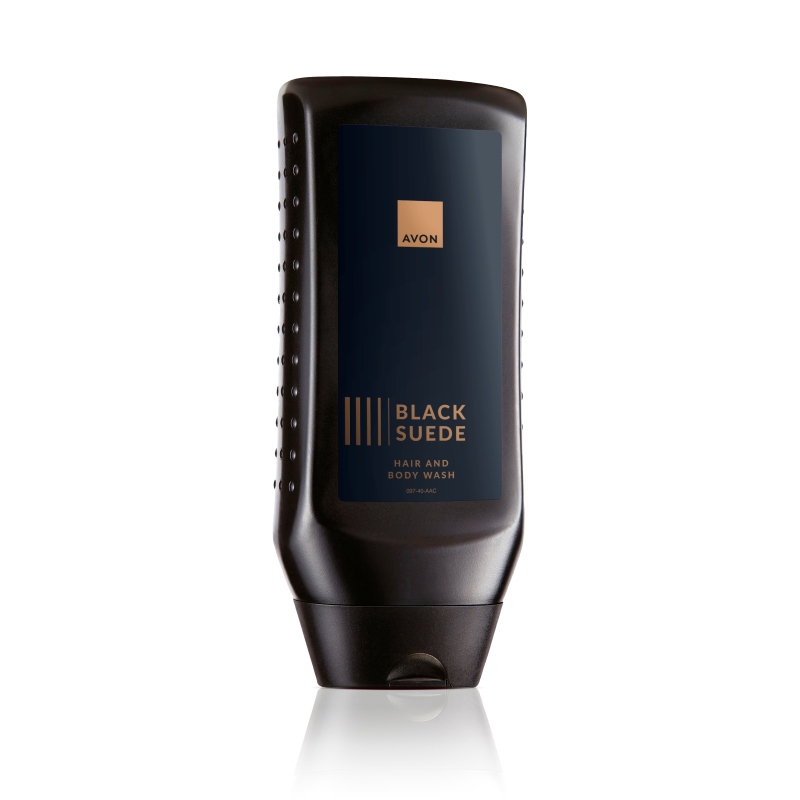 Gel de dus pentru par si corp Black Suede. 250ml, Avon