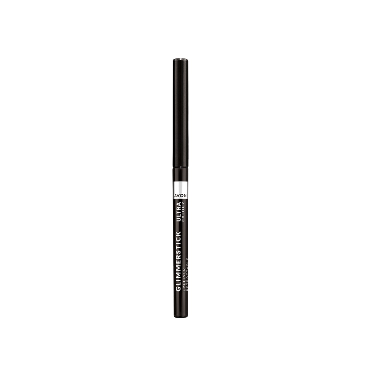 Creion retractabil pentru contur ochi Glimmerstick Black, 0.28g, Avon