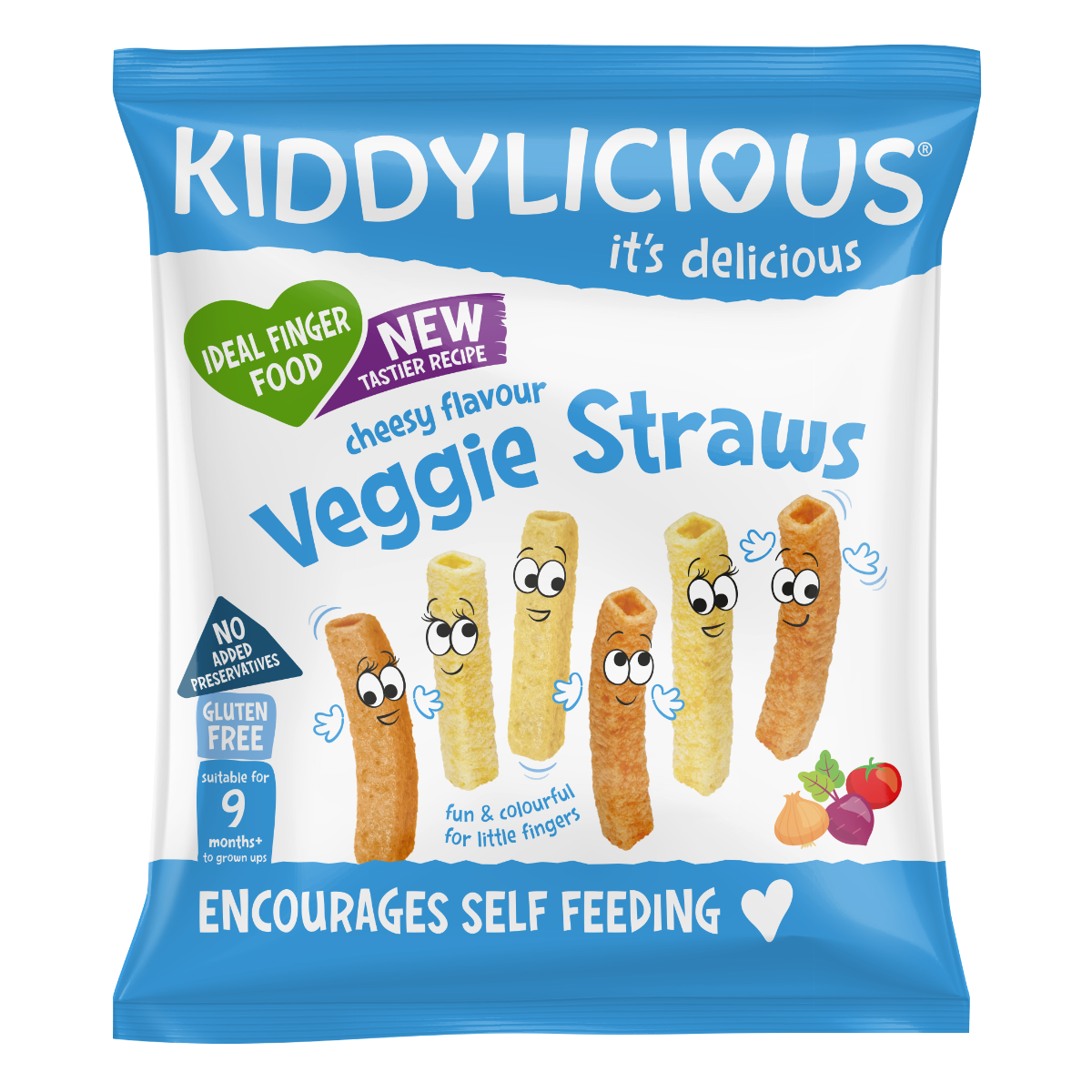 Sticksuri din legume cu aroma de branza, 12g, Kiddylicious