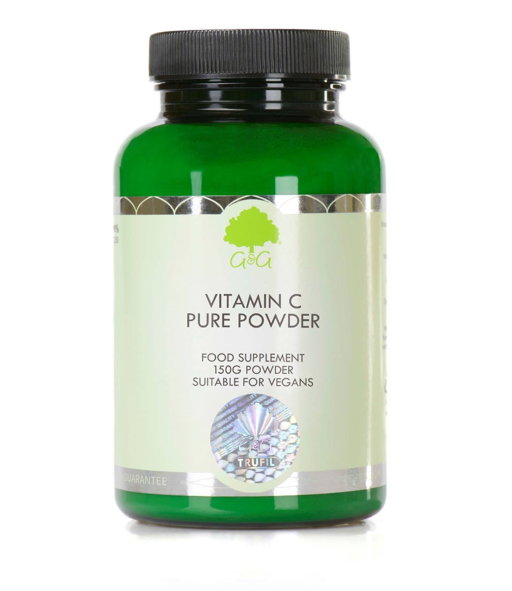 Vitamina C pulbere pura, 150g, G&G