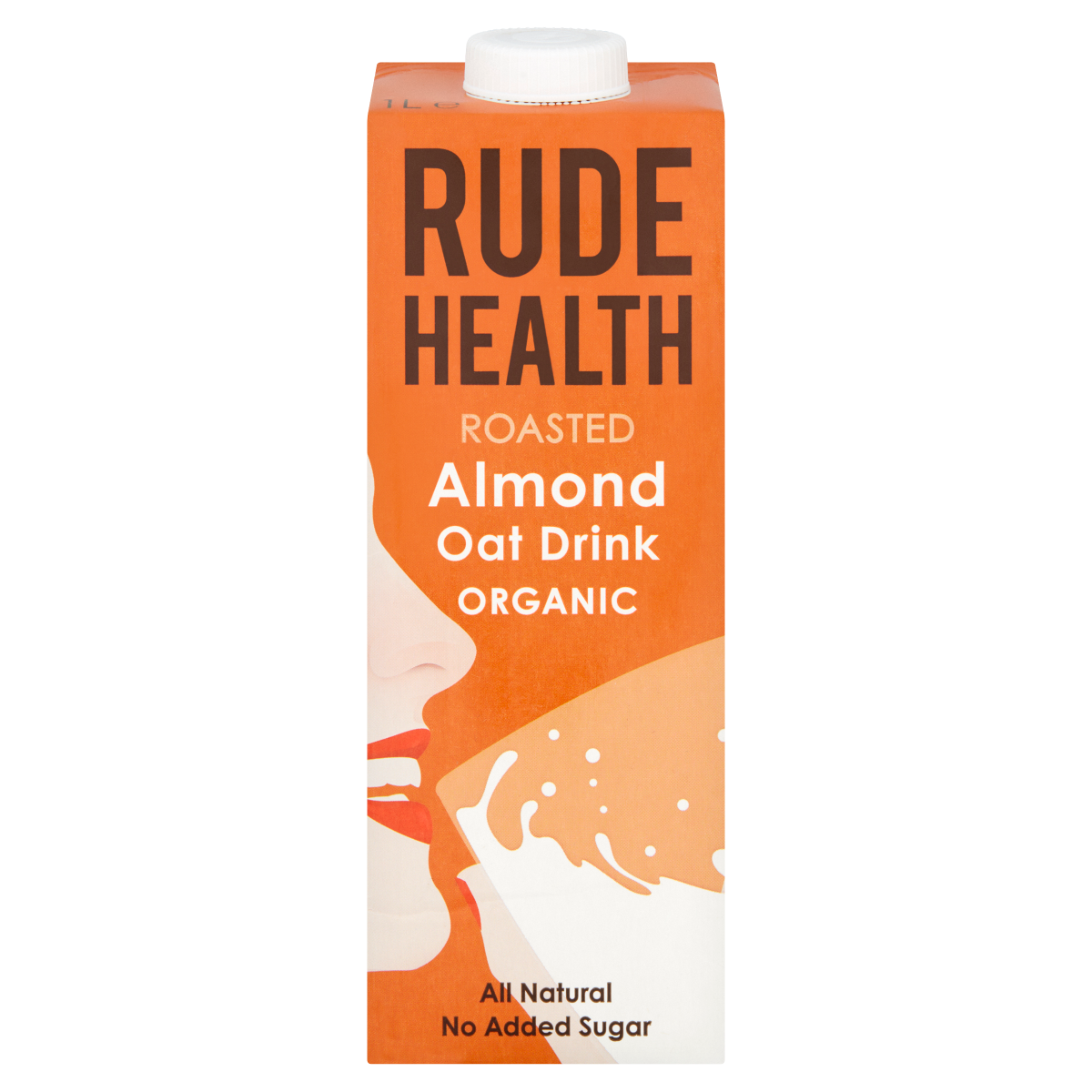 Bautura vegetala din ovaz si migdale prajite Bio, 1l, Rude Health