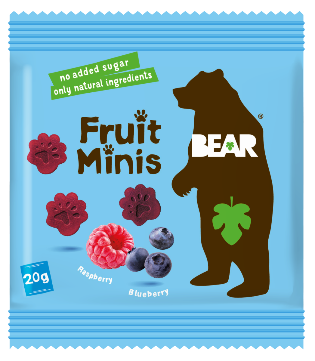 Talpite arctic cu zmeura si afine, 20g, Bear