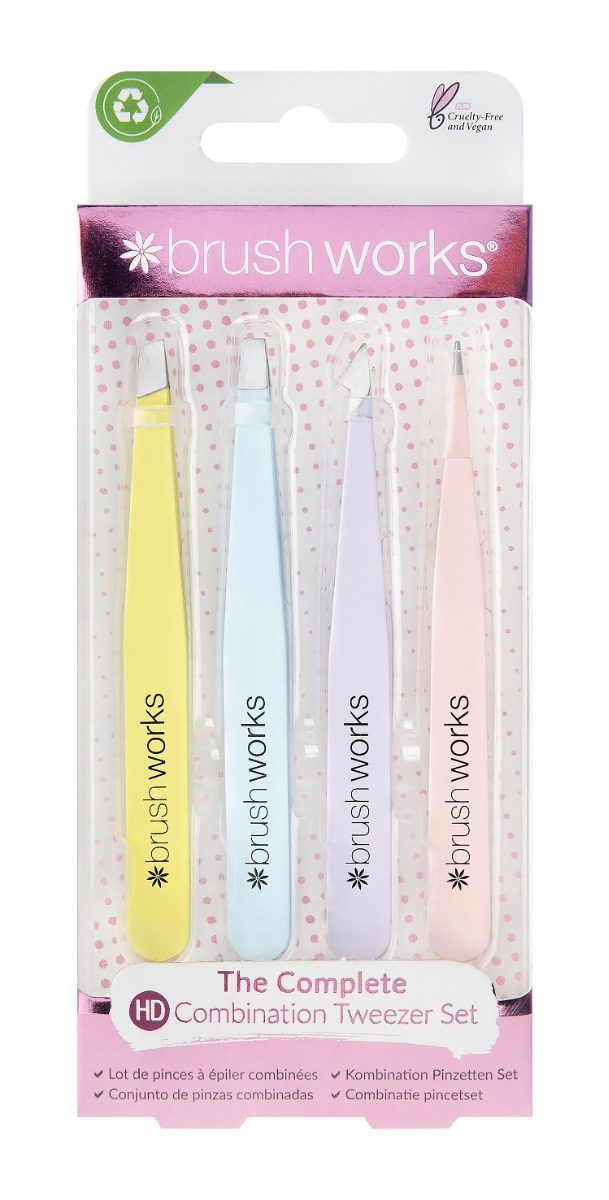 Set 4 tipuri de pensete Mix, 1 bucata, Brushworks