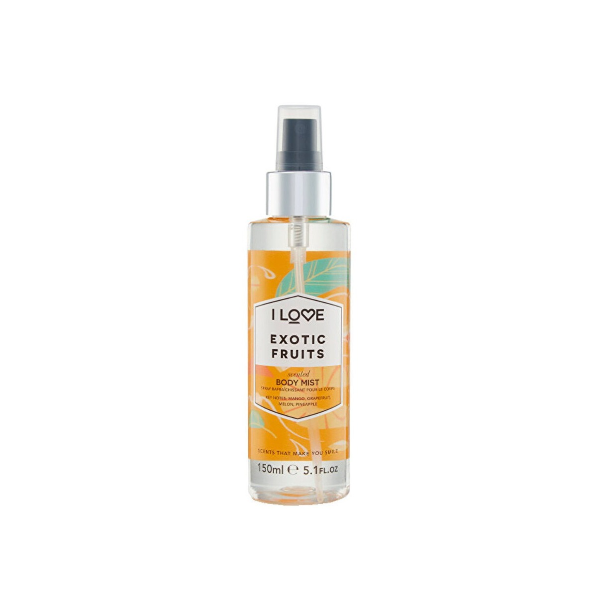 Spray de corp Exotic Fruit, 150ml, I Love Cosmetics