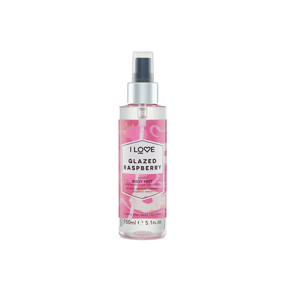 Spray de corp Glazed Raspberry, 150ml, I Love Cosmetics