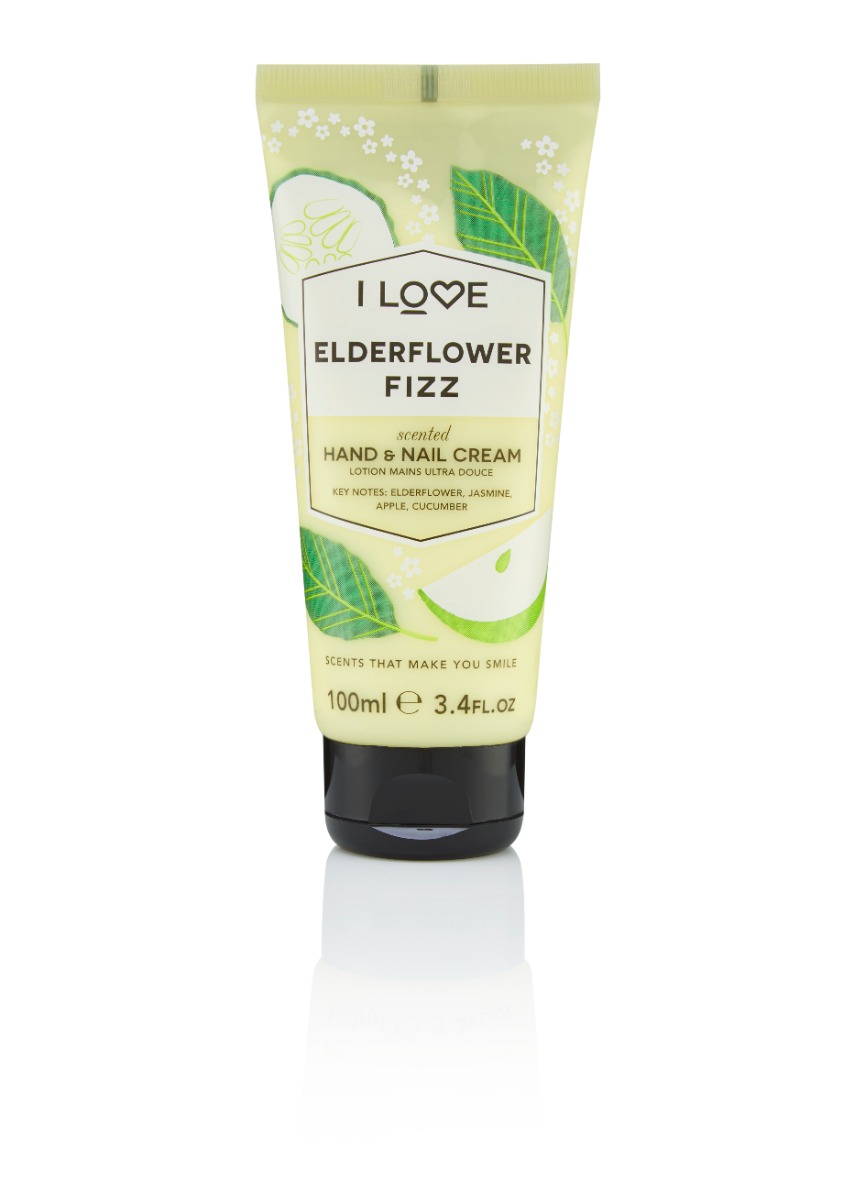 Crema de maini si unghii Elderflower Fizz, 100ml, I Love Cosmetics