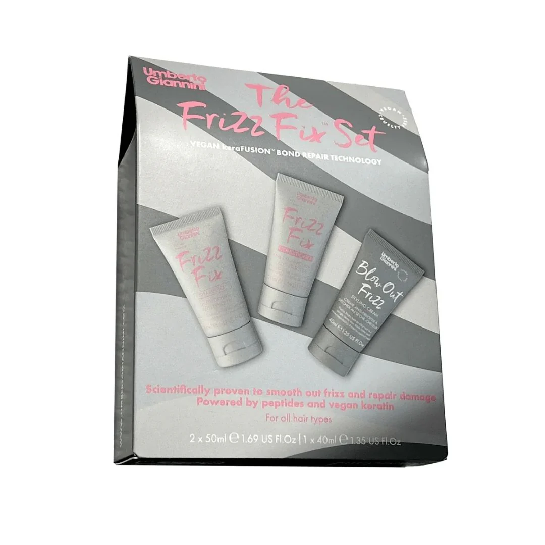 Set travel size pentru par cu efect anti-static The Frizz Fix, 1 bucata, Umberto Giannini