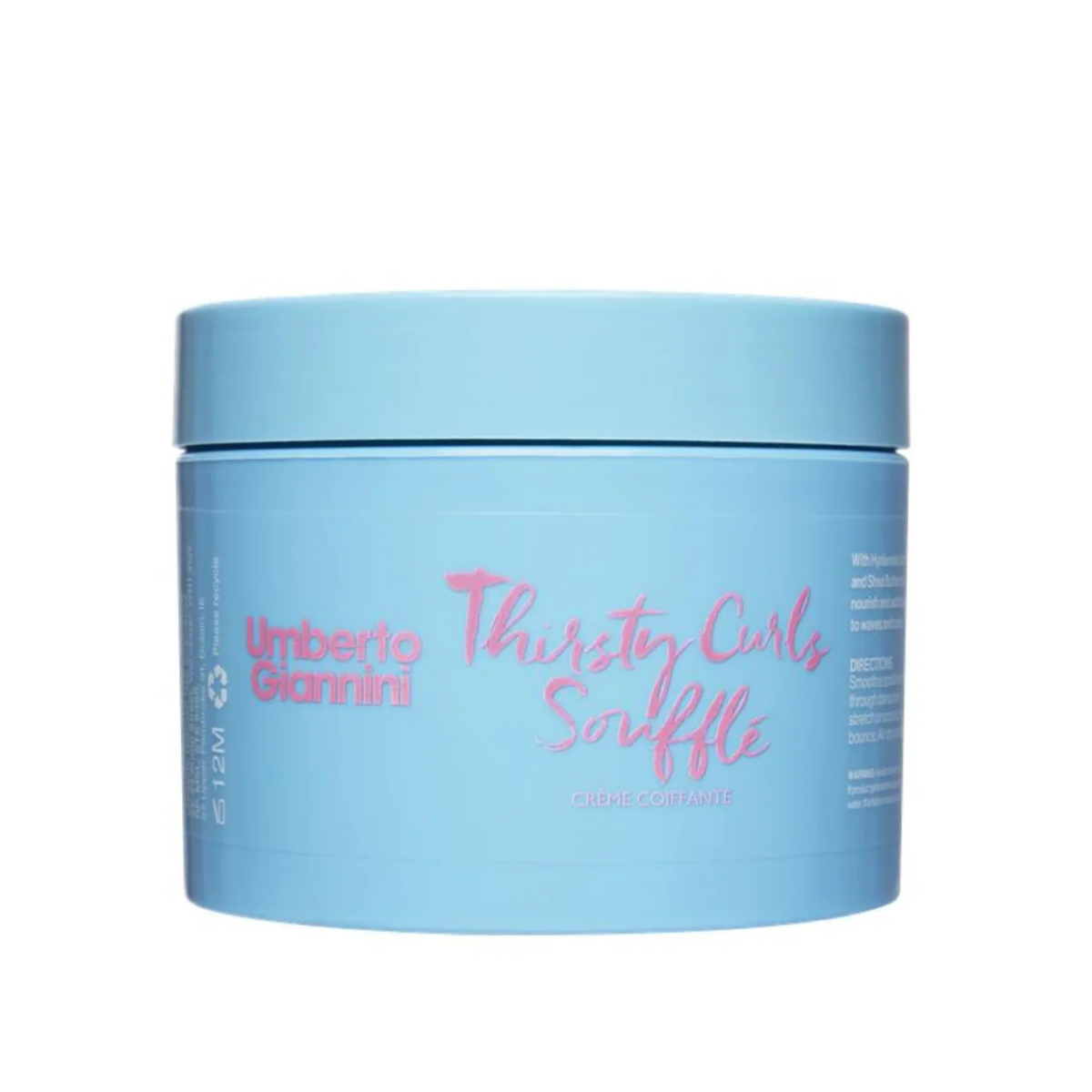 Crema lejera pentru hidratarea si definirea buclelor Thirsty Curls Souffle, 300ml, Umberto Giannini