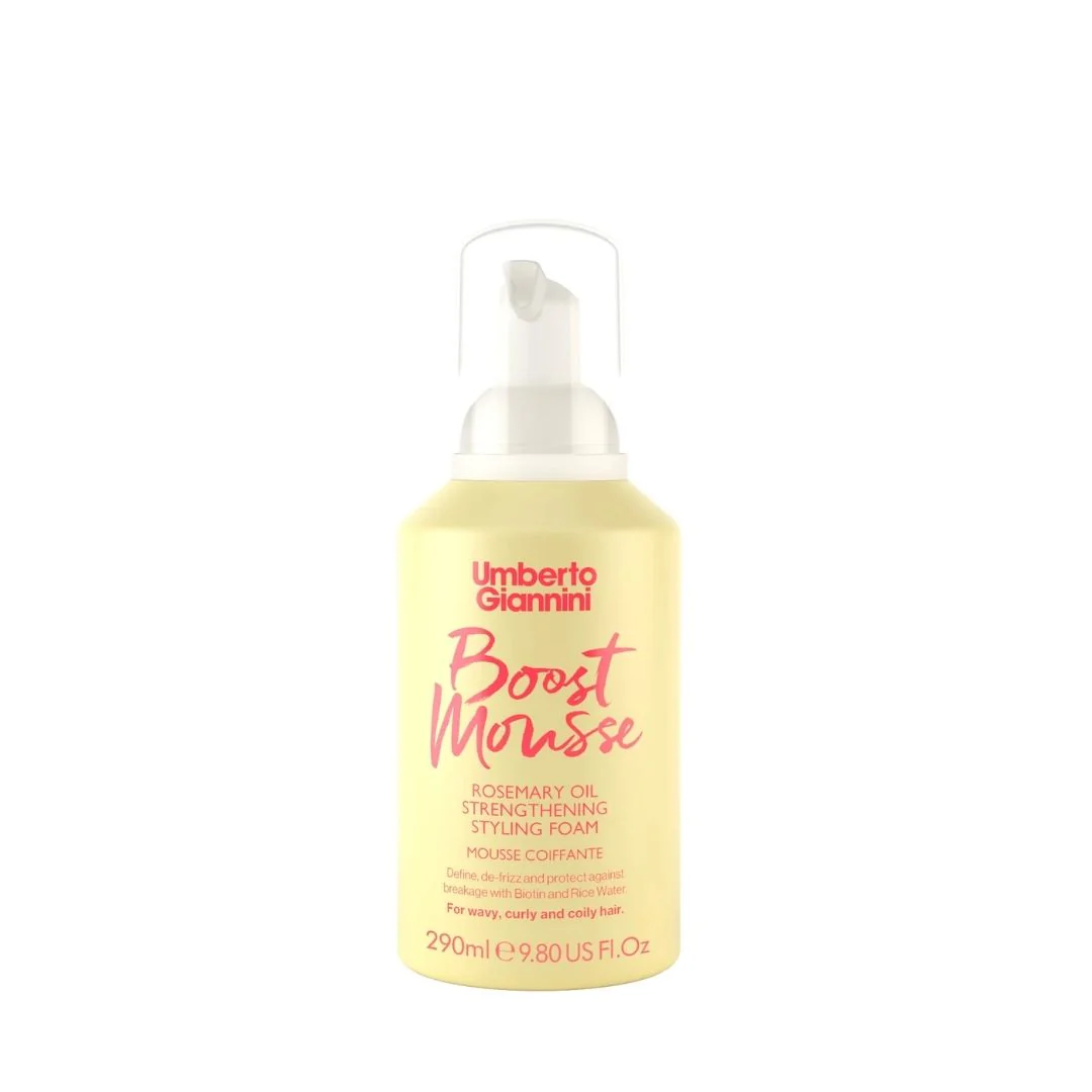 Spuma fortifianta cu ulei de Rozmarin pentru parul cret Strong Curl, 290ml, Umberto Giannini