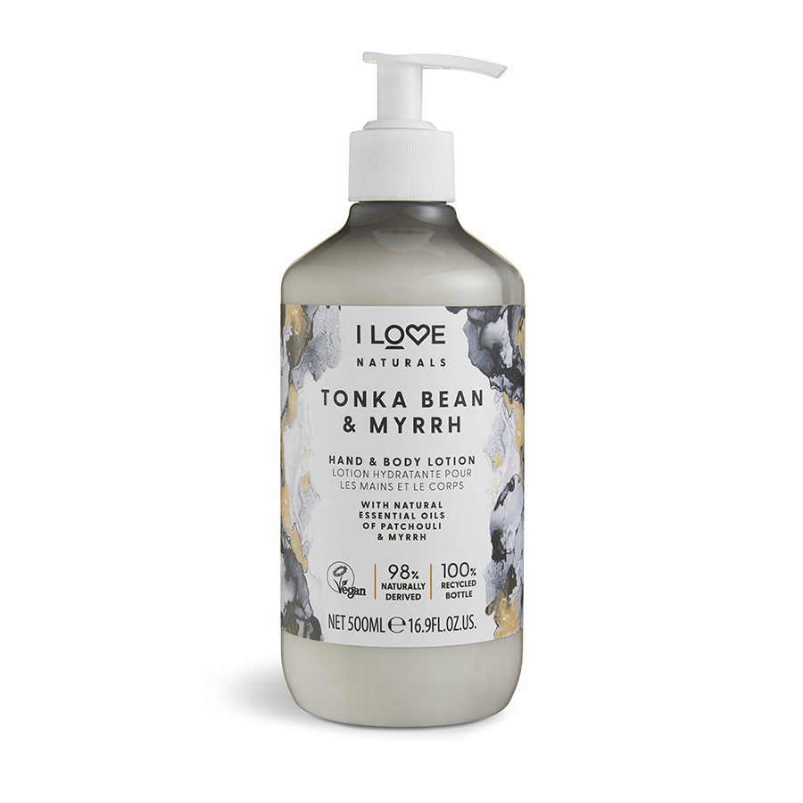 Lotiune de maini si corp Tonka Bean Myrrh, 500ml, I Love Cosmetics