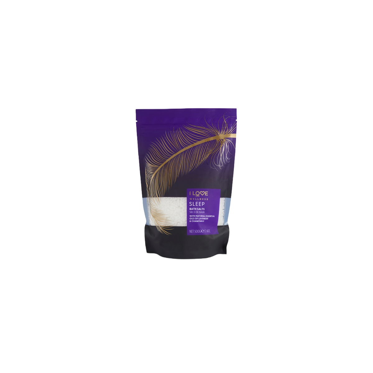 Sare de baie Sleep Wellness, 500g, I Love Cosmetics