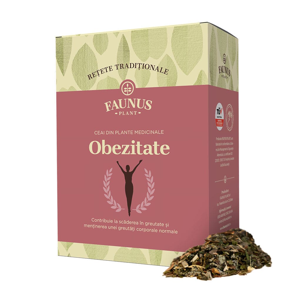 Ceai pentru obezitate Retete Traditionale, 180g, Faunus Plant