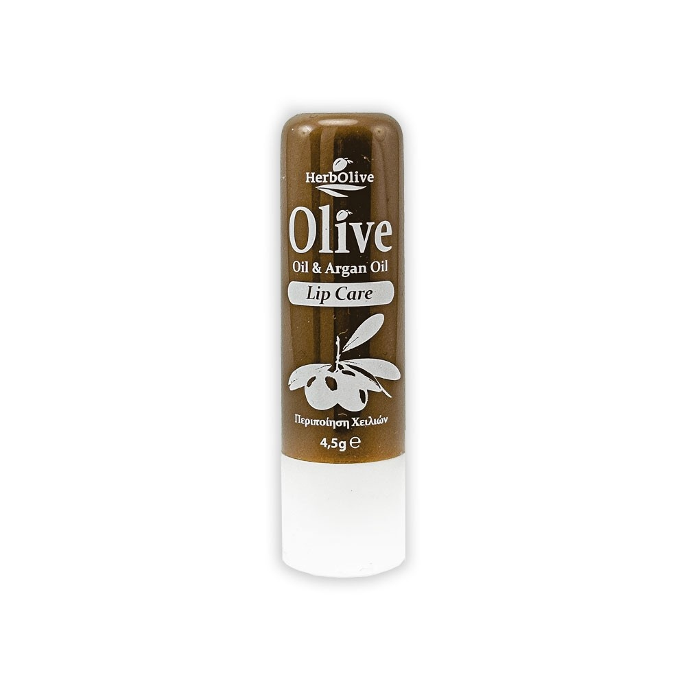 Balsam de buze cu ulei de masline si ulei de argan, 4.5g, Herbolive