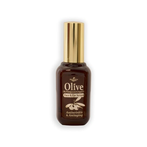 Ser antirid pentru fata si ochi cu ulei de argan, 30ml, Herbolive