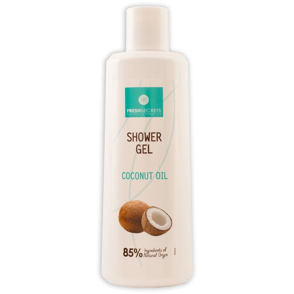 Gel de dus cu ulei de cocos, 200ml, Fresh Secrets
