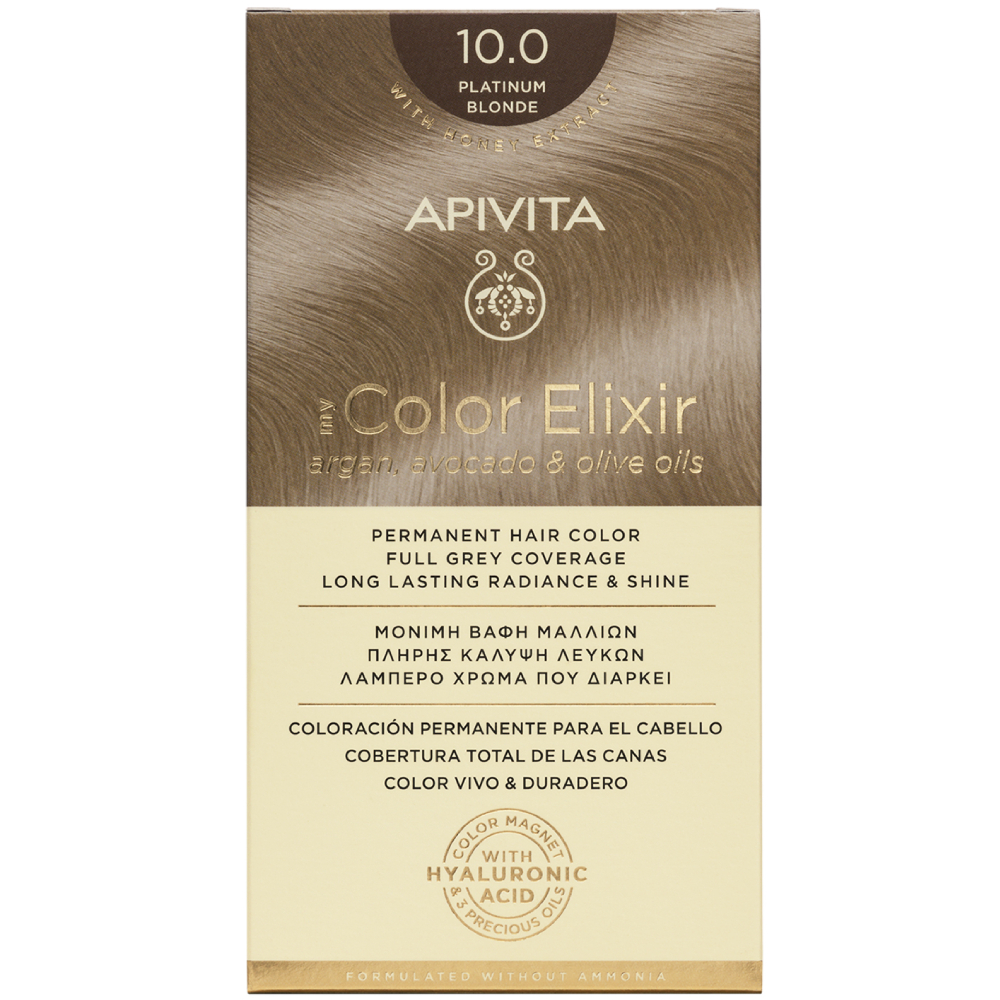 Vopsea de par My Color Elixir N10.0, Apivita
