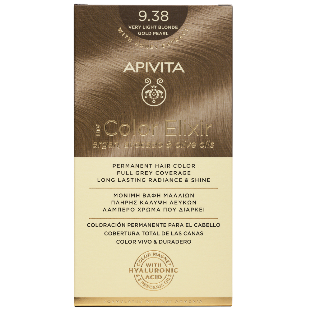 Vopsea de par My Color Elixir N9.38, Apivita