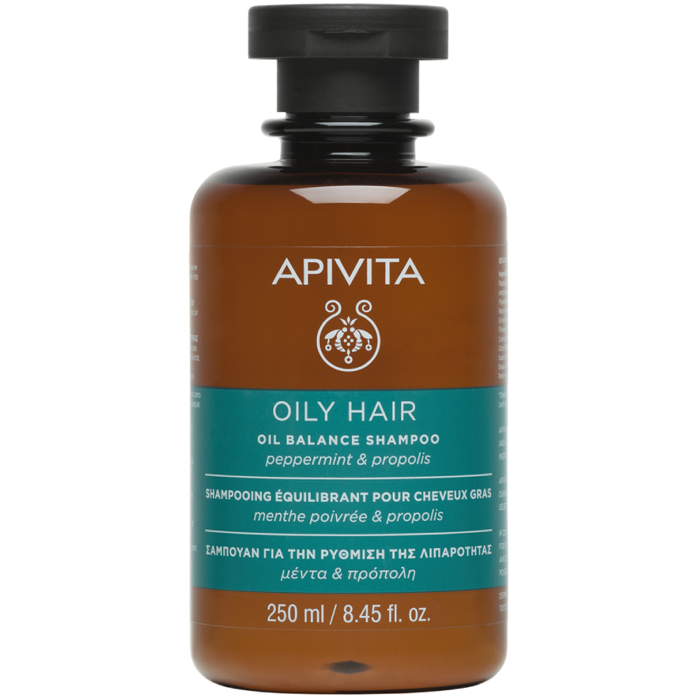 Sampon pentru par gras Hair, 250ml, Apivita
